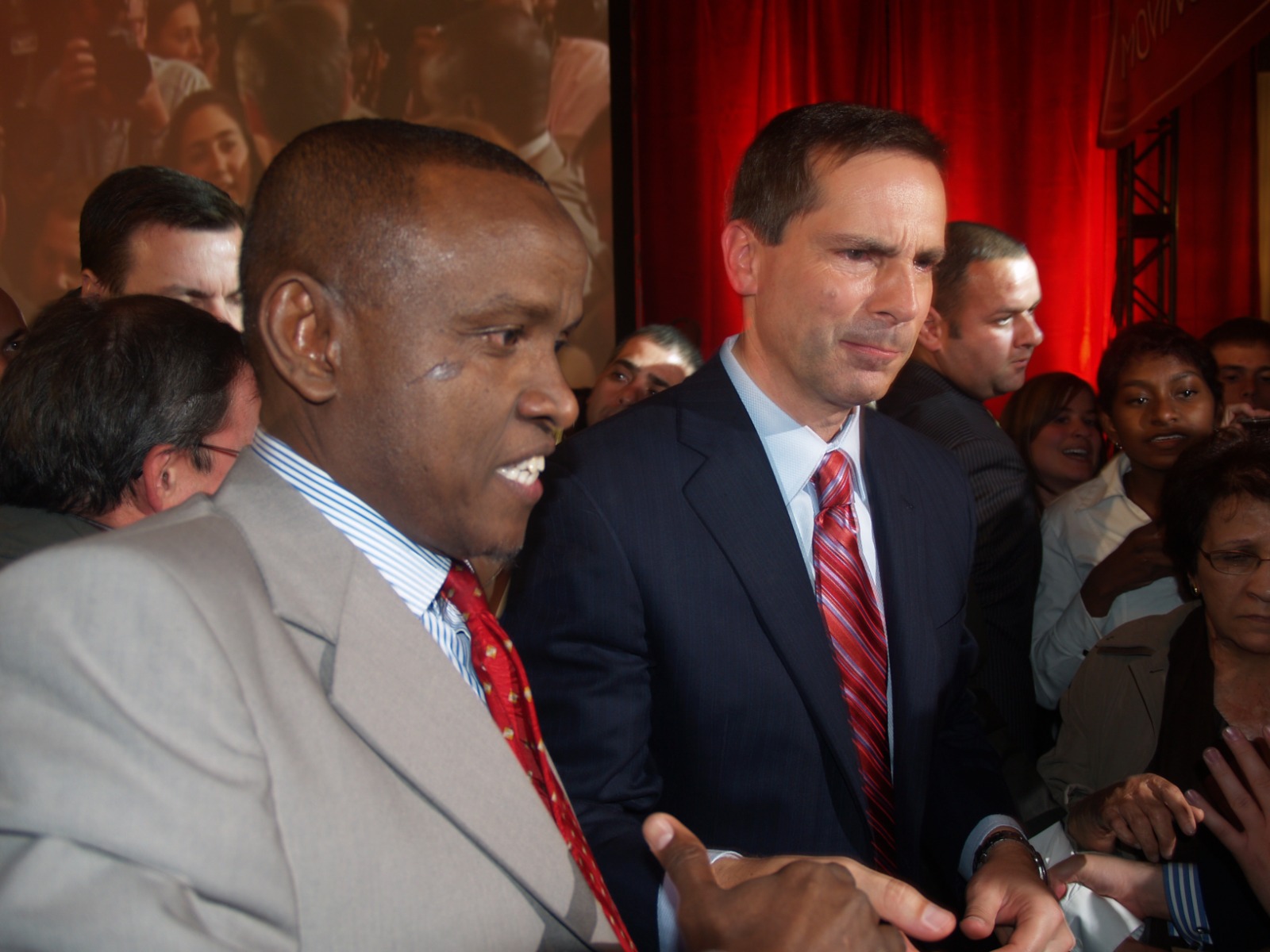 Abdiwahid Osman Haji with Dalton McGuinty Premier of Ontario Canada
