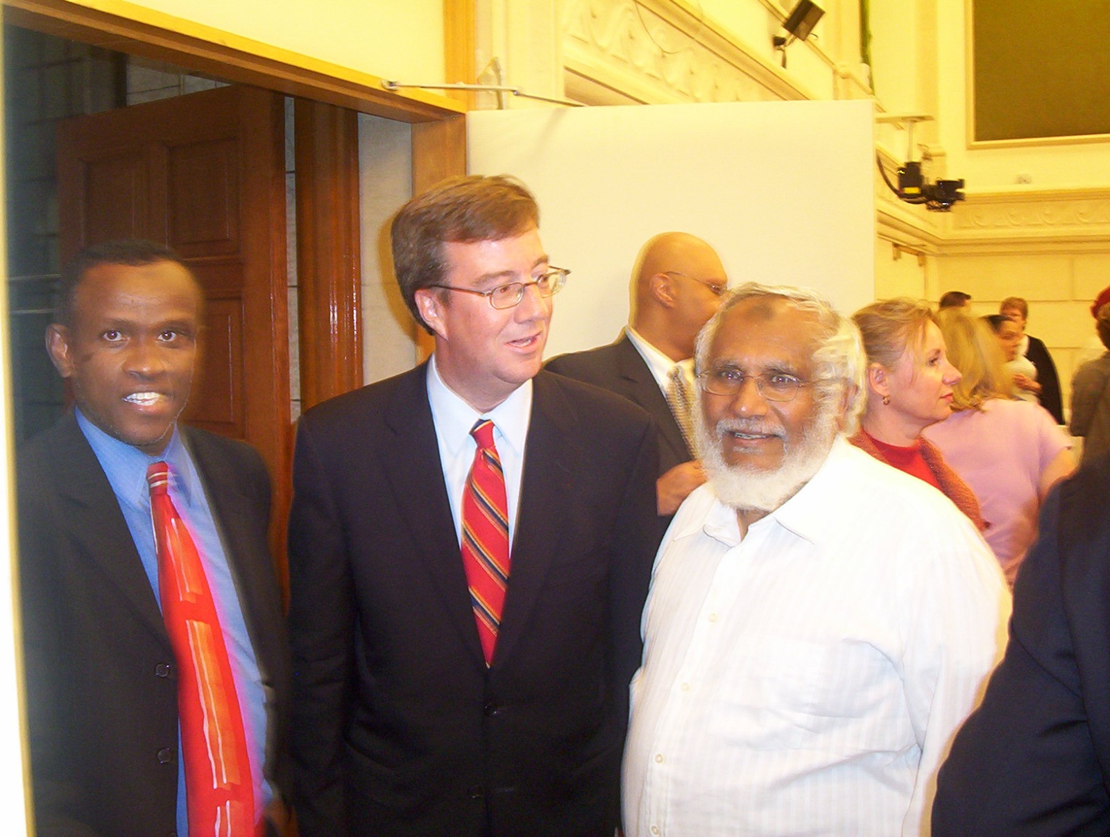Abdiwahid Osman Haji with Jim Watson Mayor of Ottawa Canada